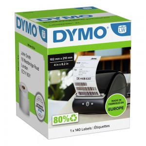 DYMO 4XL/5XL sildid 102 x 210 mm / ( 2166659) - S0904980