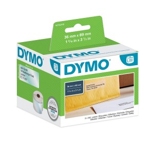 DYMO sildid 36 x 89 mm / läbipaistev (99013 / S0722410) – S0722410