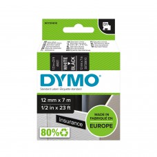 DYMO D1 lint 12mm x 7m / valge mustal (45021 / S0720610)