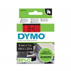 DYMO D1 lint 9mm x 7m / must punasel (40917 / S0720720)