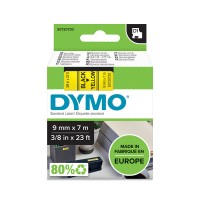 DYMO D1 lint 9 mm x 7 m / must kollasel (40918 / S0720730)