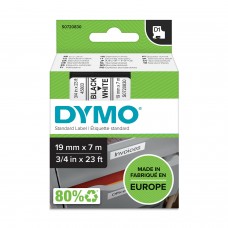 DYMO D1 lint 19 mm x 7 m / must valgel (45803 / S0720830)