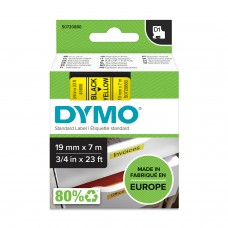 DYMO D1 lint 19 mm x 7 m / must kollasel (45808 / S0720880)