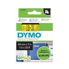 DYMO D1 lint 24mm x7m / must kollasel (53718 / S0720980)