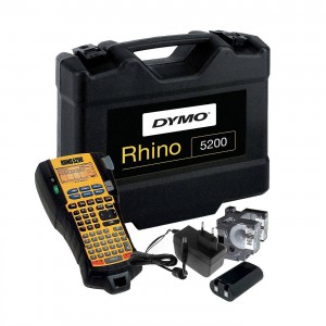DYMO Rhino 5200 etiketiprinter (plastkarbis) + 1 tk. Rhino Tape (S0841430) - S0841430
