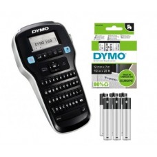 DYMO LabelManager 160 Etiketiprinter (S0946340) + D1 12mm x 7m lint + Elemendid