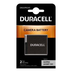 Duracell DRGOPROH5 3.8V 1250mAh Li-Ion aku - GoPro Hero5 Hero6 Hero5 Hero6 AABAT-001 AHDBT-501