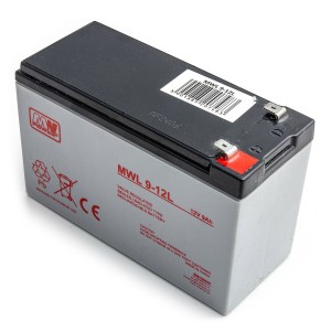 Aku AGM MW Power MWL 9-12L 12V 9Ah on ette nähtud UPS APC, Ever, Fideltronik, Eaton Powerware, Alarmy