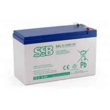 AGM SSB SBL9-12HR V0 12 V 9 Ah F2 võimsusakku UPS-seadmetele APC, Ever, Fideltronic, Eaton Powerware