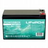 LifePO4 Powerbox 7-12,8 12,8 V 7 Ah aku UPS-seadmetele, matkaautodele, jahtidele, paatidele, motorolleritele ja ATV-dele
