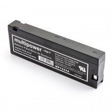 Multipower MP1222A 12V 2.0Ah Aku VW-VBM7E, VW-VBM10E, LC-SA123R3BG, VW-VB30, PV-BP88A, FORBATT FB1233 jaoks.
