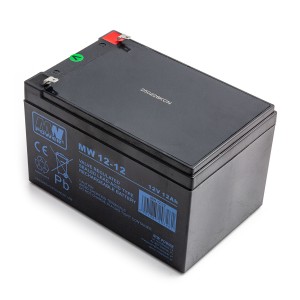 Aku MW Power MW 12-12 12V 12Ah AGM hooldusvaba aku UPS-i jaoks Scooter Alarm süsteem Muruniiduk Mänguasjad