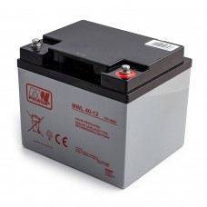 Aku MW Power MWL 40-12 12V 40Ah AGM Hooldusvaba aku puhvri kasutamiseks Aku MW Power MWL 40-12 12V 40Ah AGM Hooldusvaba aku puhvri kasutamiseks