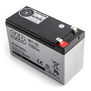 SSB SB 12-7 12V 7Ah F2 AGM hooldusvaba aku 12V 7Ah
