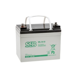 Aku SSB SBL 36-12i 12V 36Ah AGM hooldusvaba töö Aku SSB SBL 36-12i 12V 36Ah AGM hooldusvaba töö