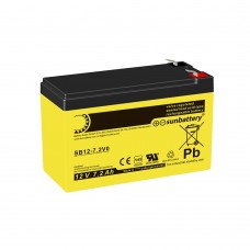 SUN aku SB 12-7.2V0 Vds 12V 7.2Ah AGM hooldusvaba aku