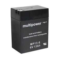 Multipower MP13-6 6V 13Ah AGM hooldusvaba aku 6V 13Ah