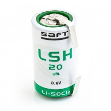 Aku liitium Saft LSH20CNR, LSH 20 CNR 3.6V Li-SOCl2 UM1, R20, D , ER34615M