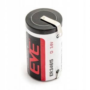 EVE ER34615CNR 3.6V 19000mAh liitiumaku - LiSOCL2, D, LS33600CNR, SL-780, TL-2300, TL-4930, XL-200F EVE ER34615CNR 3.6V 19000mAh liitiumaku - LiSOCL2, D, LS33600CNR, SL-780, TL-2300, TL-4930, XL-200F