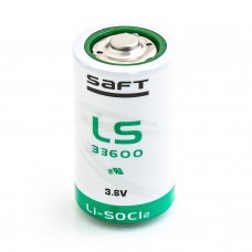SAFT LS33600 Li-SOCl2 3.6V 17000mAh liitium aku SL-780, SL-2780, TL-5930, ER34615S, XL-205L, SB-D02. SAFT LS33600 Li-SOCl2 3.6V 17000mAh liitium aku SL-780, SL-2780, TL-5930, ER34615S, XL-205L, SB-D02.