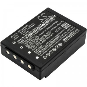 Aku jaoks HBC Radiomatic Fub05AA 6V 2000mAh BA205000, BA205030, BA206000, BA206030, BA225000, BA225030
