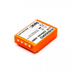 Aku HBC Radiomatic Fub05AA Fub5AA 6V2200mAh NiMH - BA205000, BA205030, BA225000, BA225030, BA225031 jaoks