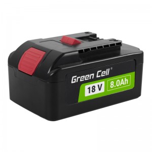 Green Cell Bosch varuaku 1600Z00038, 2607336091, 2607336092, 2607336170, 2607336235 18V 8.0Ah Li-Ion aku elektritööriistadele GSR 18V-LI, GSB 18V-LI, GDS 18 V-LI Green Cell Bosch varuaku 1600Z00038, 2607336091, 2607336092, 2607336170, 2607336235 18V 8.0Ah Li-Ion aku elektritööriistadele GSR 18V-LI, GSB 18V-LI, GDS 18 V-LI