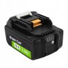 Green Cell BL1860 BL1860B BL1840 BL1830 BL1850 Aku Makita LXT 18V 6Ah Li-Ion elektritööriistadele. Green Cell BL1860 BL1860B BL1840 BL1830 BL1850 Aku Makita LXT 18V 6Ah Li-Ion elektritööriistadele.