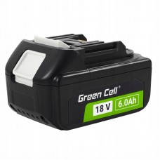 Green Cell BL1860 BL1860B BL1840 BL1830 BL1850 Aku Makita LXT 18V 6Ah Li-Ion elektritööriistadele. Green Cell BL1860 BL1860B BL1840 BL1830 BL1850 Aku Makita LXT 18V 6Ah Li-Ion elektritööriistadele.