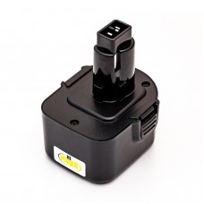 DeWalt DE9037, DE9074, DE9501, DW9572, DW9072 12V 3.0Ah NiMH Aku elektritööriistadele DW12K, DW907K2, DW927K2, DW940K, DW956K2, DW980K2H.