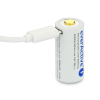 EverActive 16340 CR123 17345 3V 700mAh Li-Ion mikro USB aku taskulampide kaitsega