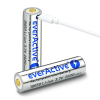 EverActive 18650 3.7V 2600mAh Li-Ion micro USB aku koos kaitsekarbiga taskulampide jaoks