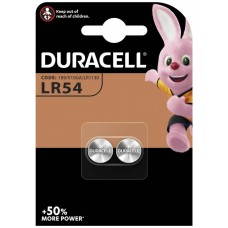 Duracell leelispatarei LR54, AG10, L1131, LR1130, 189, V10GA, RW89, D189 1,5 V 2B