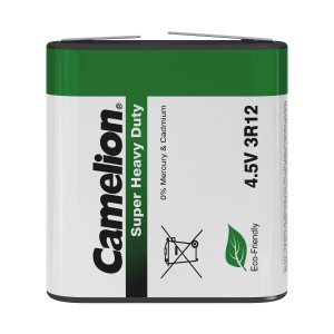 Camelion tsink-mangaan 3LR12 aku 4.5V kahaneb aku