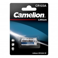 Camelioni liitiumaku 3V 1300mAh DL123A, K123LA, CR123, CR123A, EL123AP, EL123, CR17345