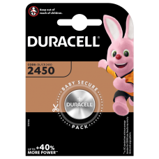 Patarei liitium Duracell CR2450 3 V DL2450, ECR2450, 2450