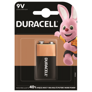 Leelispatarei Duracell MN1604 9V R9, 6LR61, 6F22, 6AM6, MN1604, 522