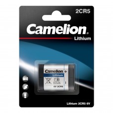 Camelion liitiumaku 2CR5 6V 1400mAh - EL2CR5, KL2CR5, EL2CR5BP, RL2CR5, DL245, DL345, 5032LC, 245