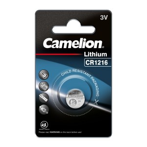 Liitium aku Camelion CR1216 DL1216 BR1216 3V