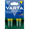 Laetavad akud VARTA R2UU R03, AAA HR03 MICRO MN2400 1,2V 1000mAh NiMH 4BL