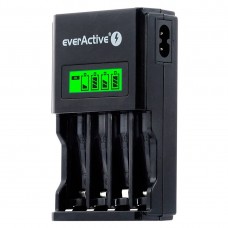 Ni-MH R6/AA, R03/AA everActive NC-450 Black Edition akulaadija