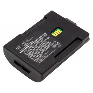 Skanneri vahetusaku LXE 159904-0001, 163467-0001, MX7A380BATT 7,4V 3400mAh Li-Ion on ette nähtud LXE MX7