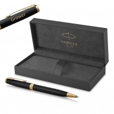 Parker Sonnet Matte Black GT kuulipliiats koos graveeringuga