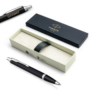 Parker IM Essential Matte Black CT pastapliiats graveeringuga Parker IM Essential Matte Black CT pastapliiats graveeringuga