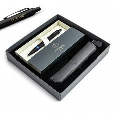 Parker IM Vibrant Rings Marine Blue pastapliiats graveeringuga / kott / kinkekomplekt