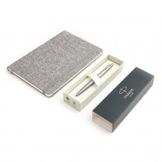 Parker Jotter XL Alexandra Matte Grey Pastapliiats halli A5 märkmikuga