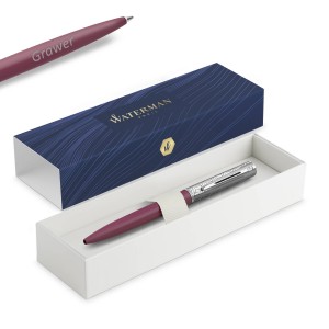 Waterman Allure Deluxe roosa pastapliiats graveeringuga