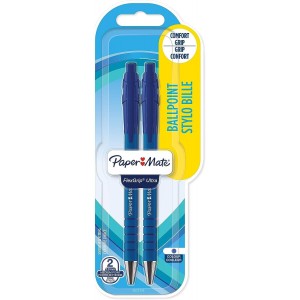 Paper Mate Flexgrip Ultra 1.0mm sinine automaatne pastapliiats 2 tk. - 2027754