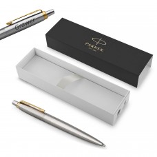 Parker Jotter Steel GT geelpliiats graveeringuga Parker Jotter Steel GT geelpliiats graveeringuga