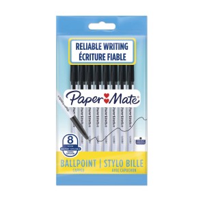 Paper Mate pastapliiats 045 1.0mm must opk. 8 tk. - 2084376